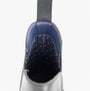 Top view of Roamers M684A Mens Boots Black showing interior lining and elasticated side panel.