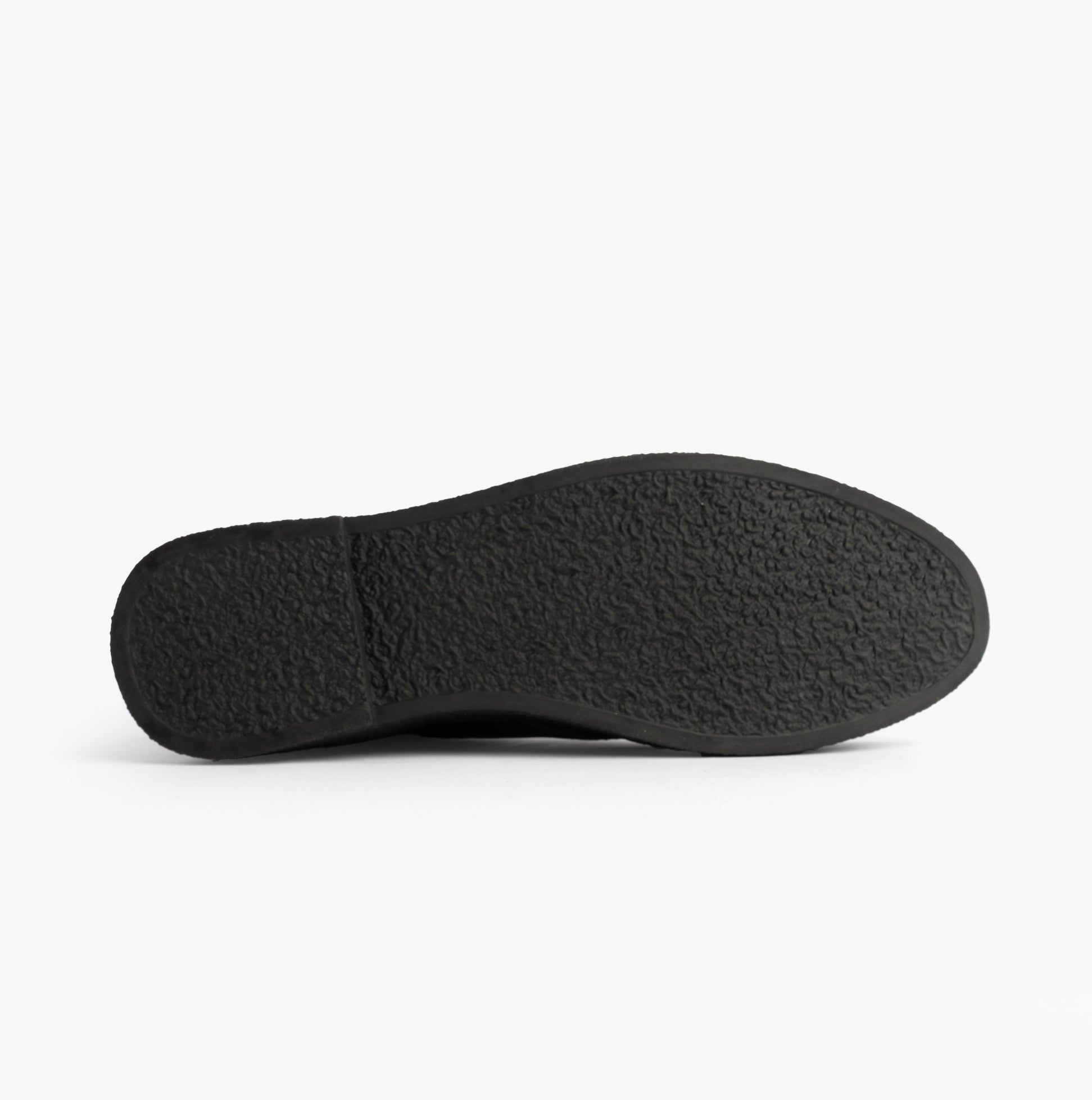 Roamers REVOLVER Mens Boots Black bottom view sole design showing textured TPR material.