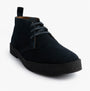 Roamers REVOLVER Mens Boots Navy side view featuring suede leather upper and lace-up closure.