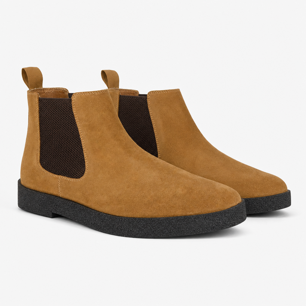 Roamers OSCAR Mens Chelsea Boots Tan