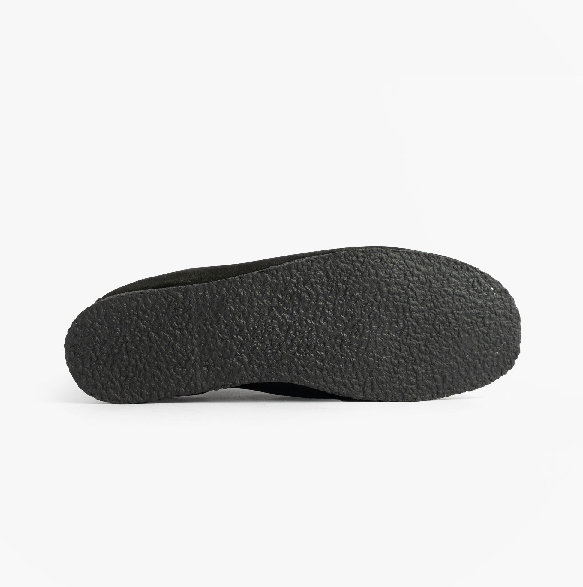 Roamers M954AS Mens Shoes Black bottom view showing TPR sole detail and texture.