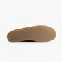Roamers M954TS Mens Shoes Camel detail view of the sole, showcasing the rubber tread pattern and flat design.