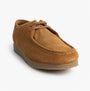 Roamers M954TS Mens Shoes Camel side view showcasing suede upper and lace-up closure.