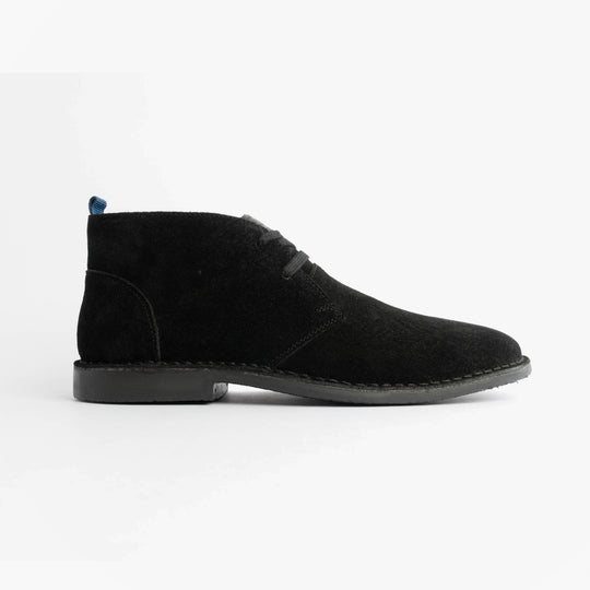 Roamers JACOB Mens Desert Boots Black