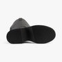 Rocket Dog BECCA Womens Boots Black bottom view showing rubber sole and faux leather upper.