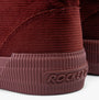 Rocket Dog CHEERY HI Womens Trainers Rust detail view of textured fabric and sole.