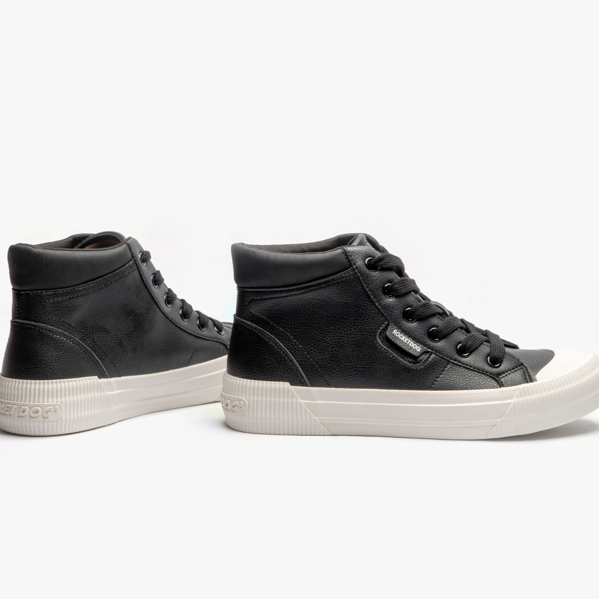 Rocket Dog CHEERY HI Womens High Top Trainers Black