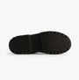 Rocket Dog DANIE Womens Lace Up Boots Black sole view showcasing rubber TPR material and tread design.