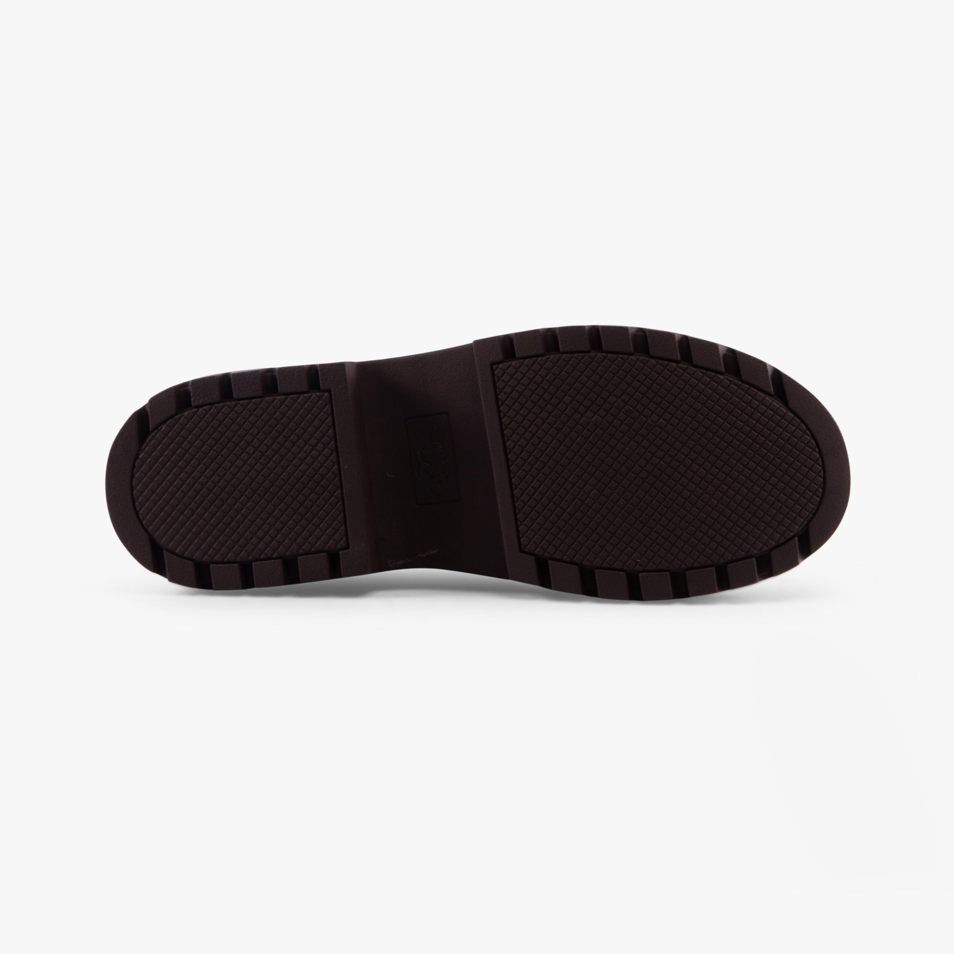 Rocket Dog DELTA Womens Boots Brown/Brown bottom view showing rubber sole with textured grip.