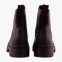 Rocket Dog DELTA Womens Boots Brown/Brown rear view with block heel and faux leather upper.