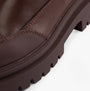 Rocket Dog DELTA Womens Boots Brown/Brown detail view showcasing faux leather upper and rubber sole.
