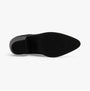 Rocket Dog FEATHER Womens Boots Black underside view with detailed sole pattern and block heel.
