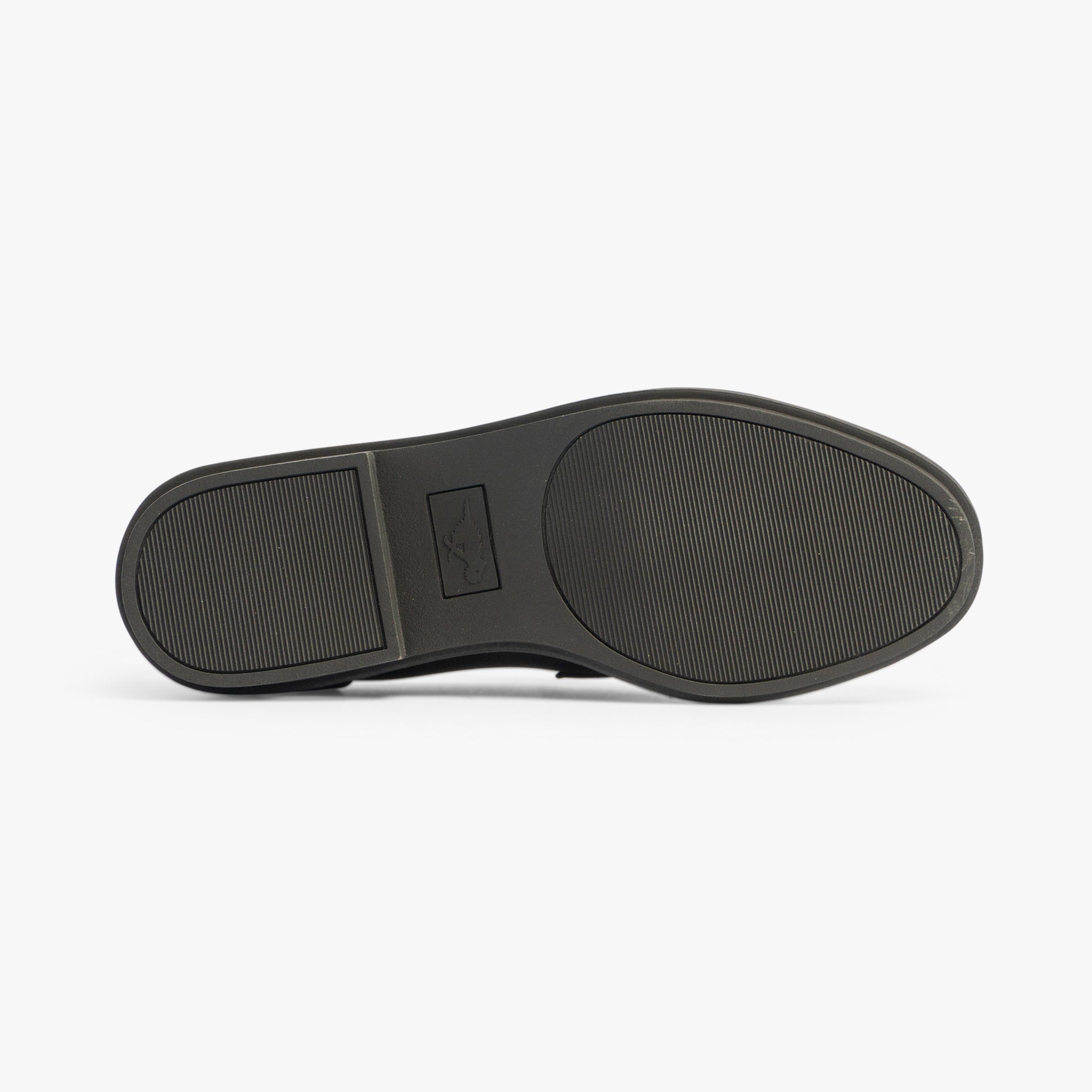 Rocket Dog GABBY Womens Shoes Black bottom view showing rubber sole with texture details.