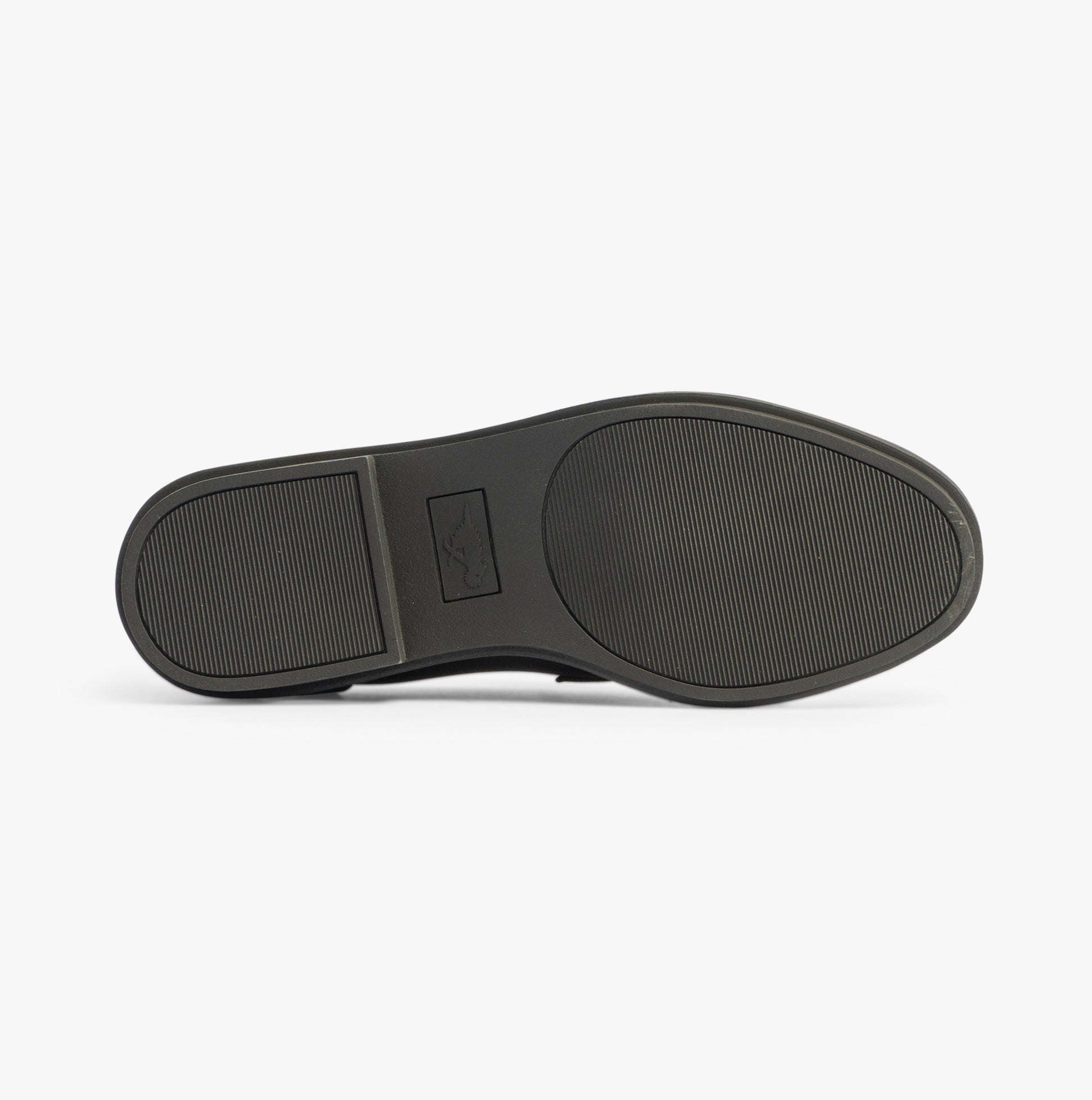 Rocket Dog GABBY Womens Shoes Black bottom view showing rubber sole with texture details.