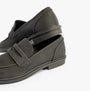 Rocket Dog GABBY Womens Shoes Black side view showing loafer style and slip-on design.