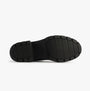 Rocket Dog IGGIE Womens Chelsea Boots Black Patent sole view with textured rubber outsole