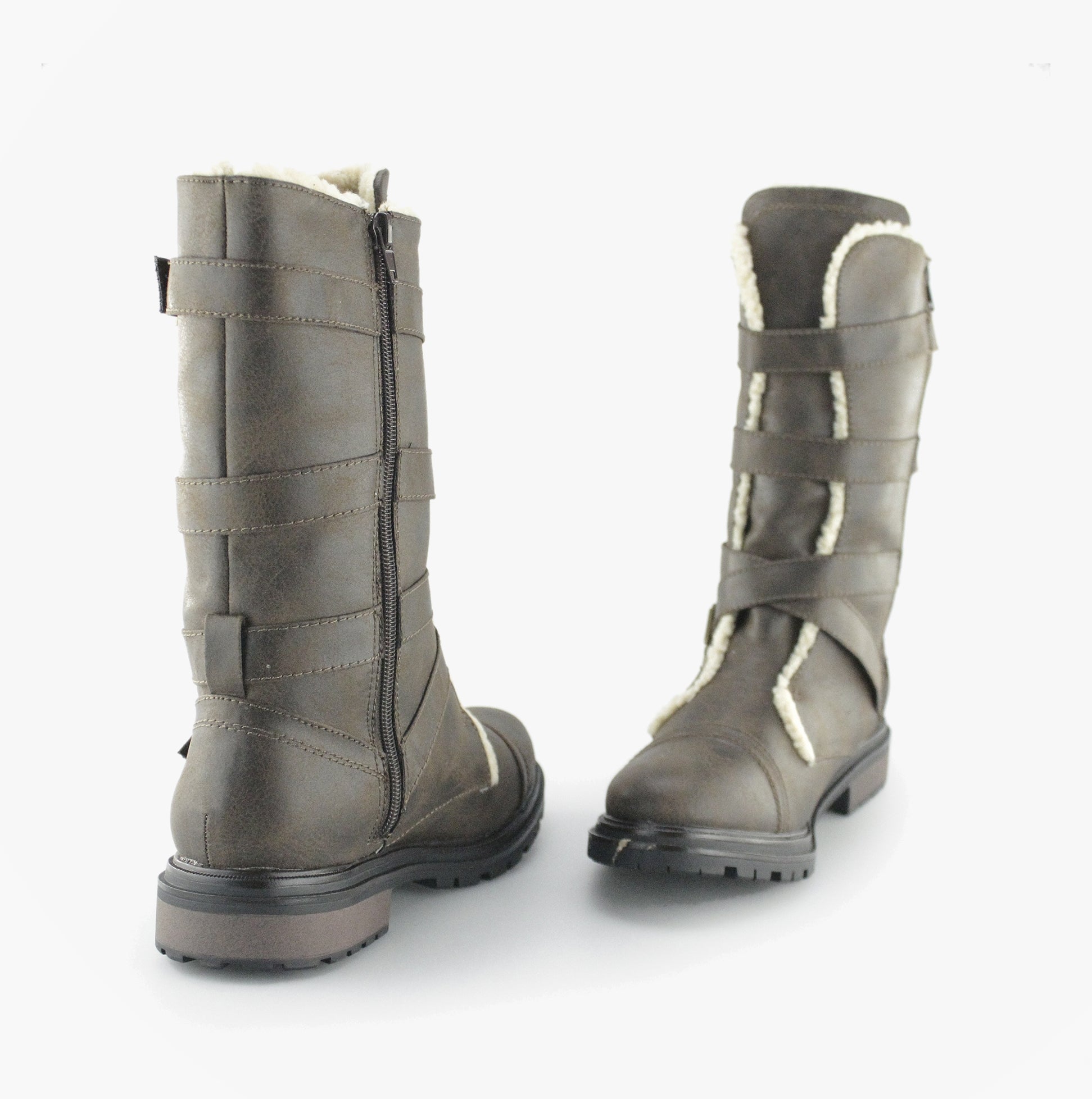 Rocket Dog LANCE Womens Biker Boots Brown
