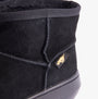 Rocket Dog SUGAR RUSH Womens Mini Boots Black detail view showcasing suede upper and logo.