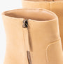 Rocket Dog YONDER Womens Boots Camel detail view of zipper and faux leather upper