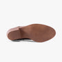 Rocket Dog YORK Womens Boots Brown bottom view showing rubber sole and block heel, designed for comfort and style.