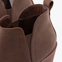 Rocket Dog YORK Womens Boots Brown detail view showing synthetic upper and elasticated side panels