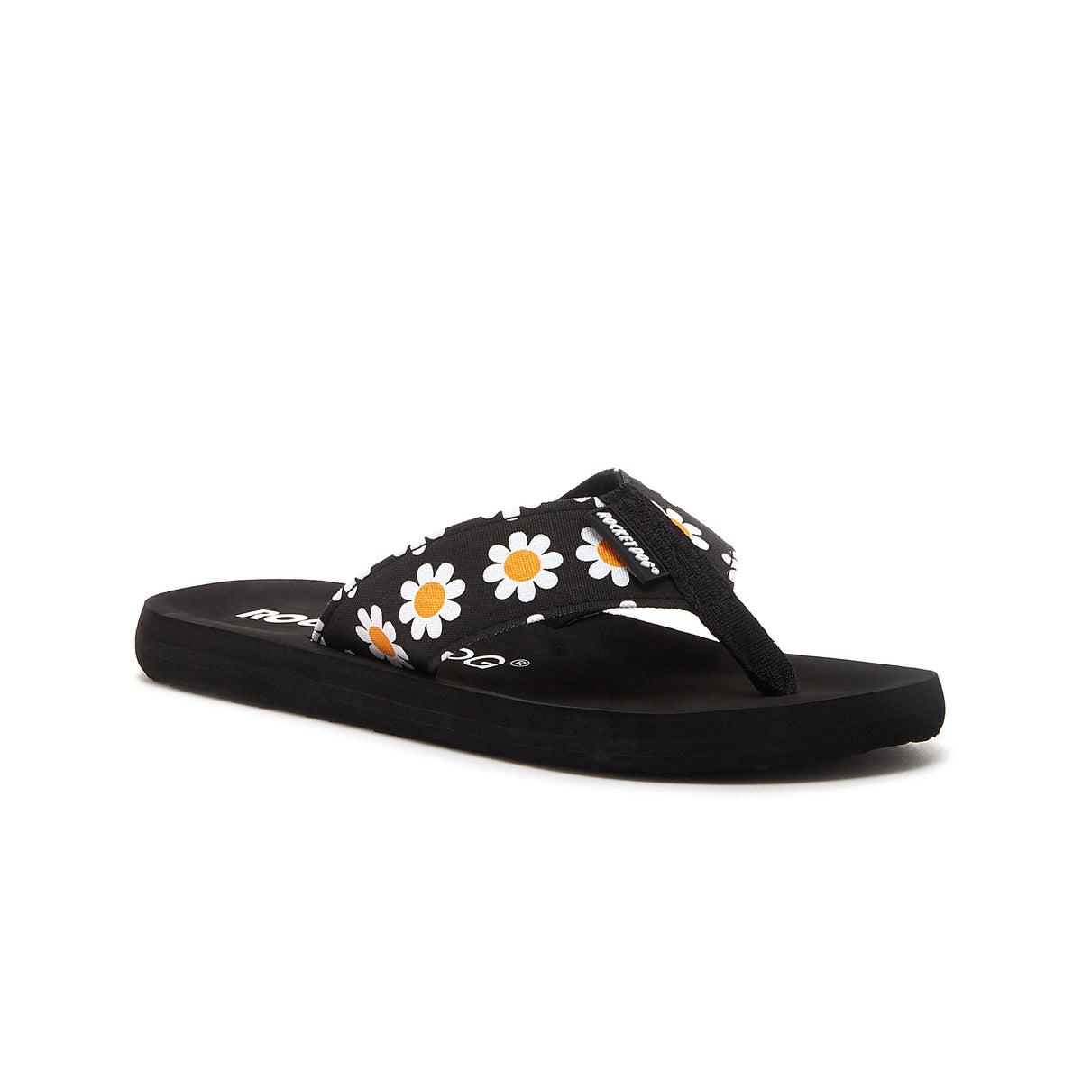 Rocket Dog ADIOS DAISY FIELDS Womens Flip-flops Black