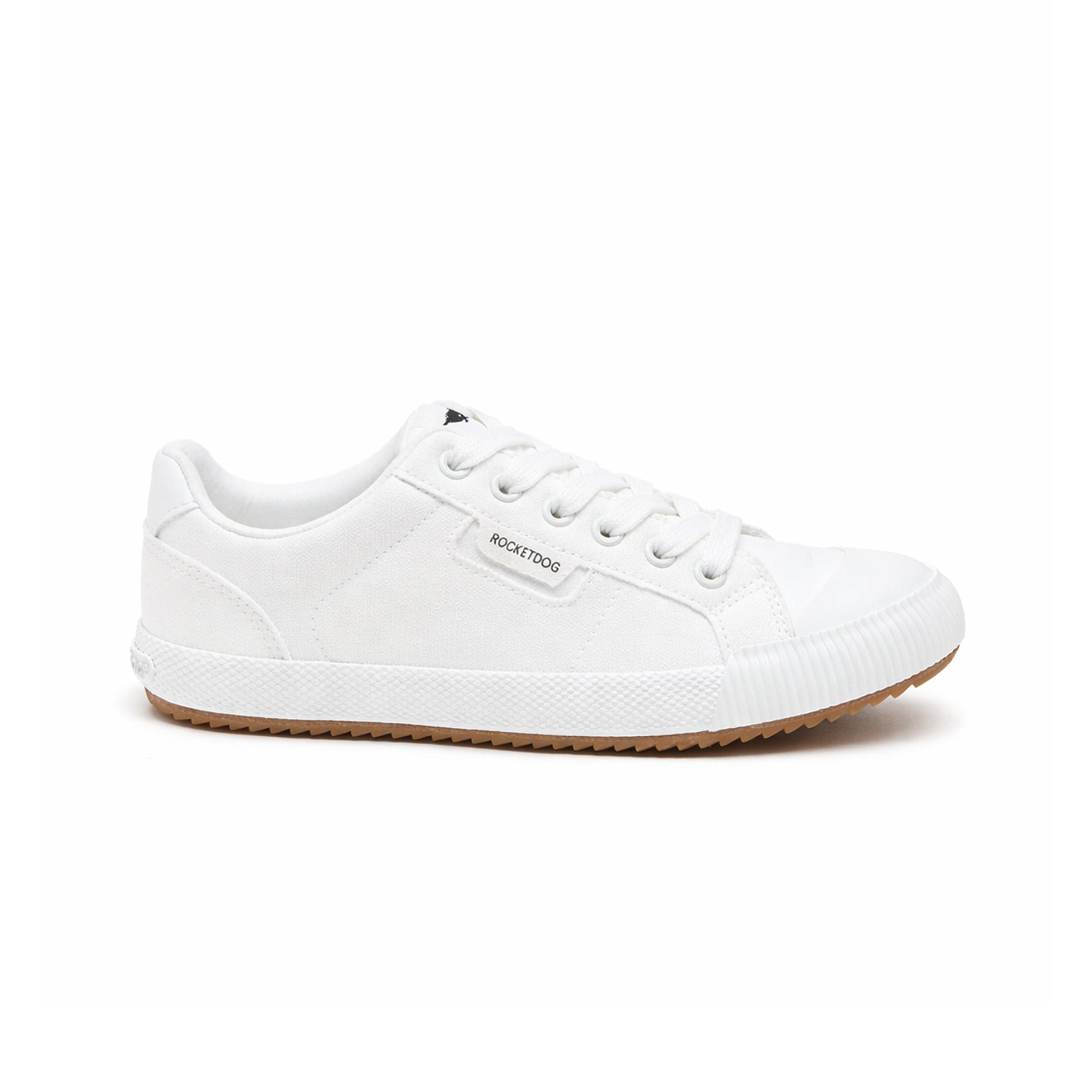 Rocket Dog CHEERY LOW 12A CANVAS Womens Canvas Trainers White