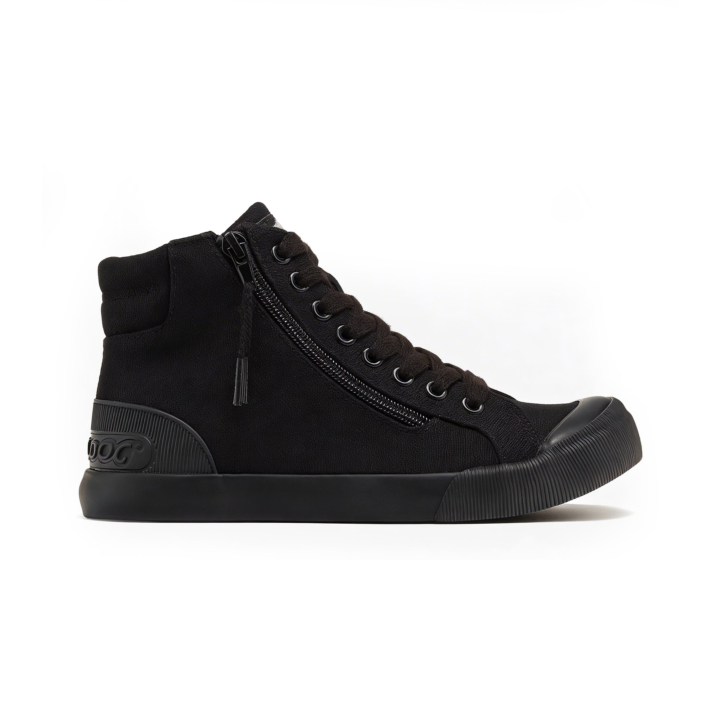 Rocket Dog JAZZINCVW Womens Hi-Top Trainers Black