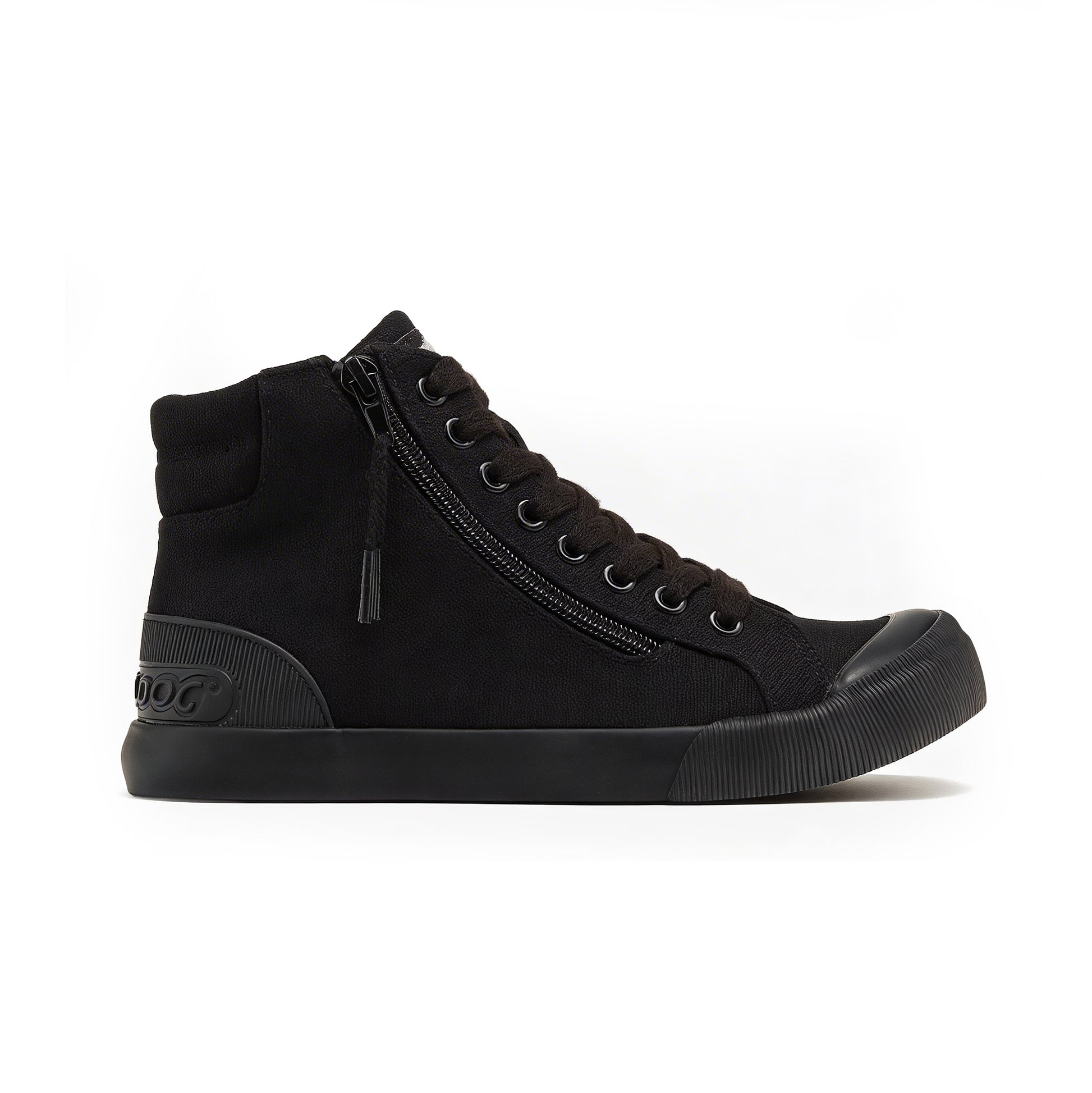 Rocket Dog JAZZINCVW Womens Hi-Top Trainers Black