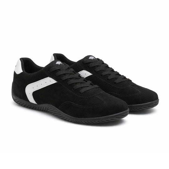 Rocket Dog RACE MICROFIBRE/PU Womens Casual Trainers Black