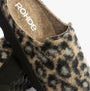Rohde 6101-90 Womens Mules Black close-up view showing upper textile and slip-on design.
