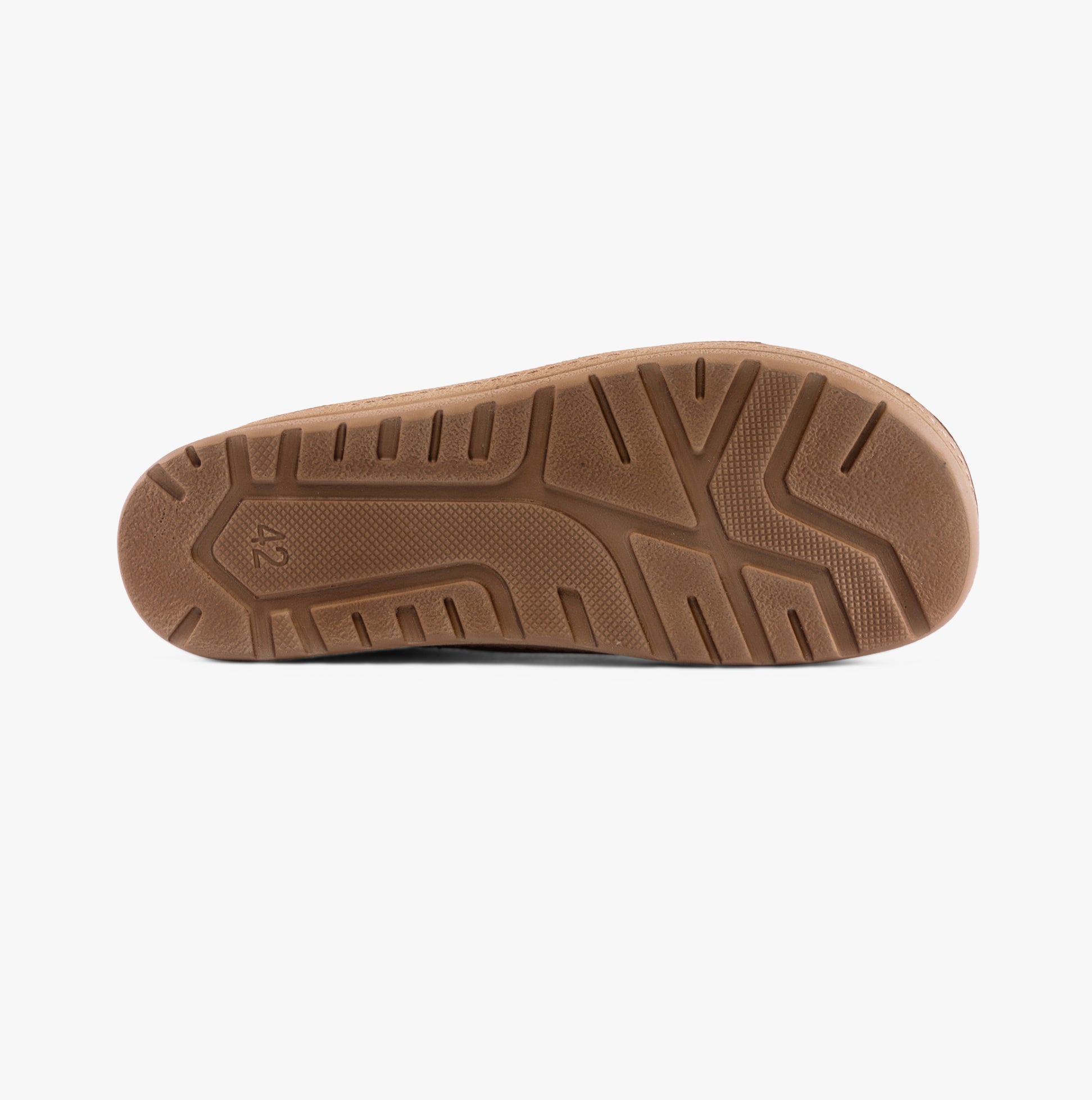 Rohde 7141-61 Mens Mules Olive bottom view showing synthetic sole with traction pattern.
