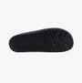 Rohde 7141-90 Mens Mules Black bottom view showing synthetic sole and tread design.