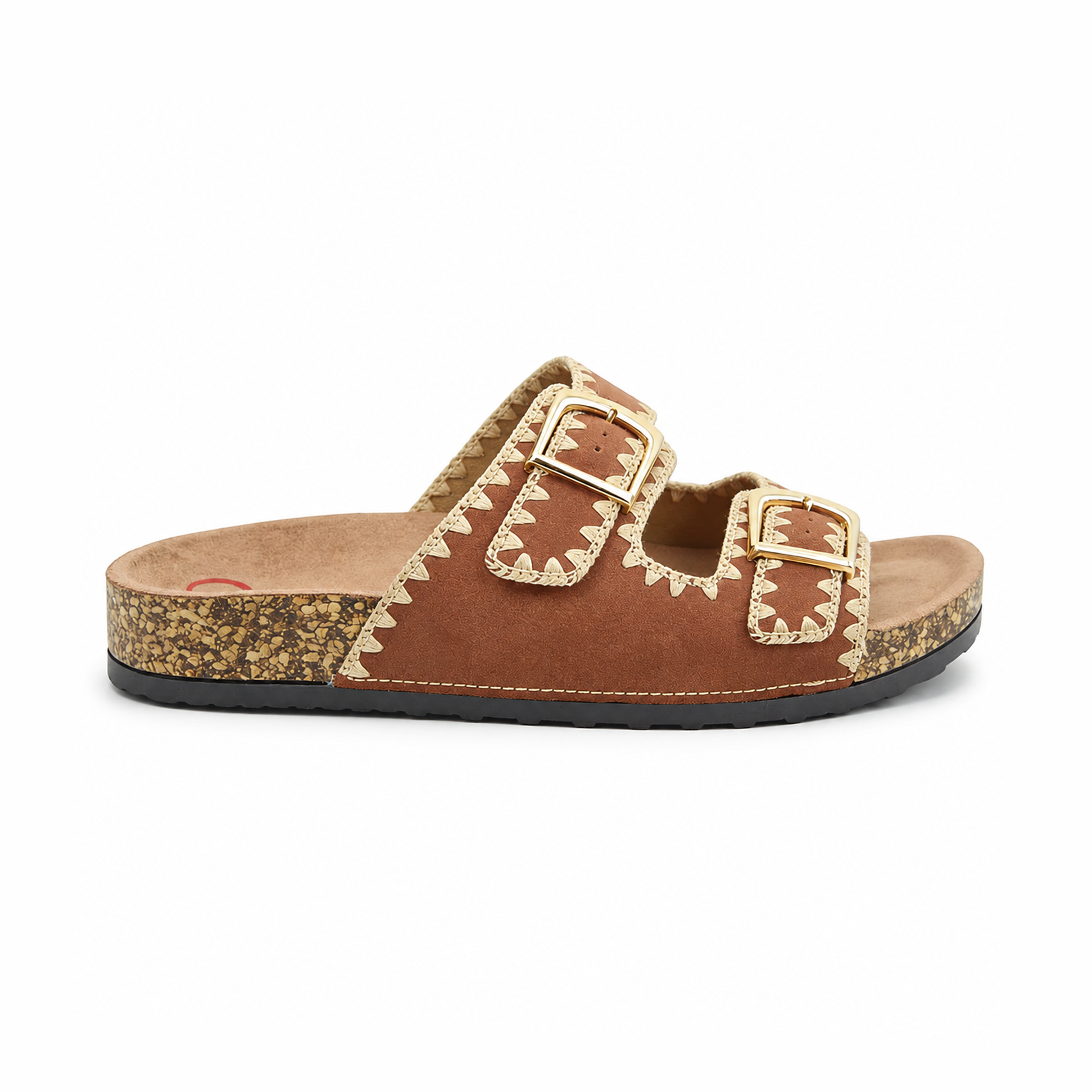Heavenly Feet SANDY Womens Mules Sandals Bark