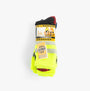 STB HIGHVIZ Mens 3 Pack Socks Multi UK 6-11, rolled view showing high visibility socks with packaging.