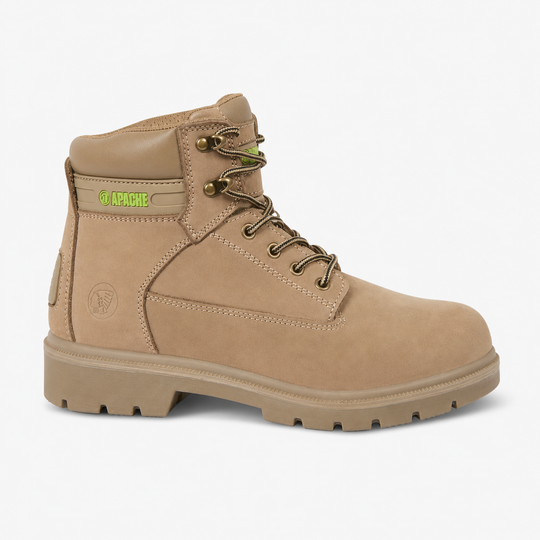 Apache Barnwell Unisex Steel Toe Safety Boots Stone