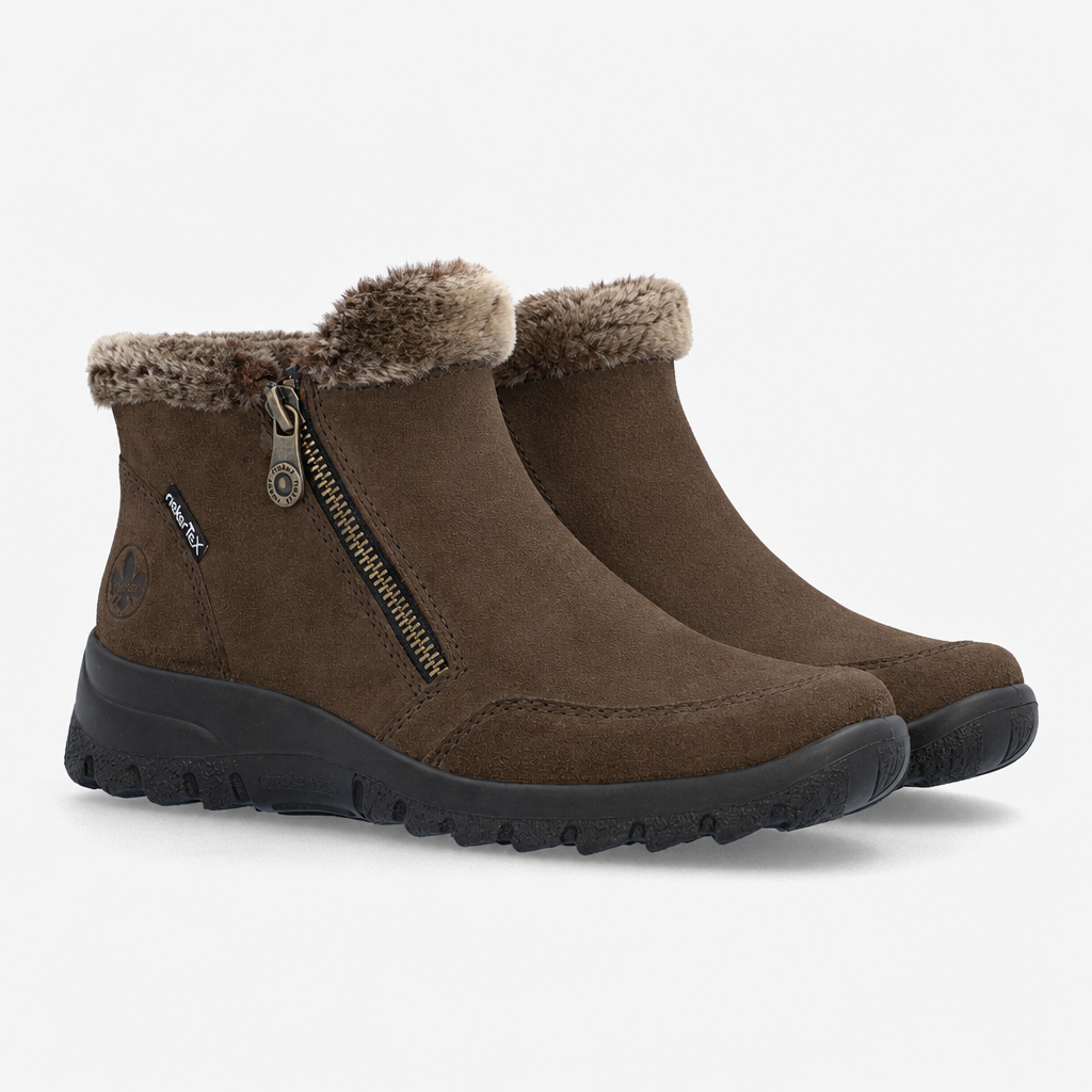 Rieker L7188 Womens Ankle Boots Tobacco/Setter