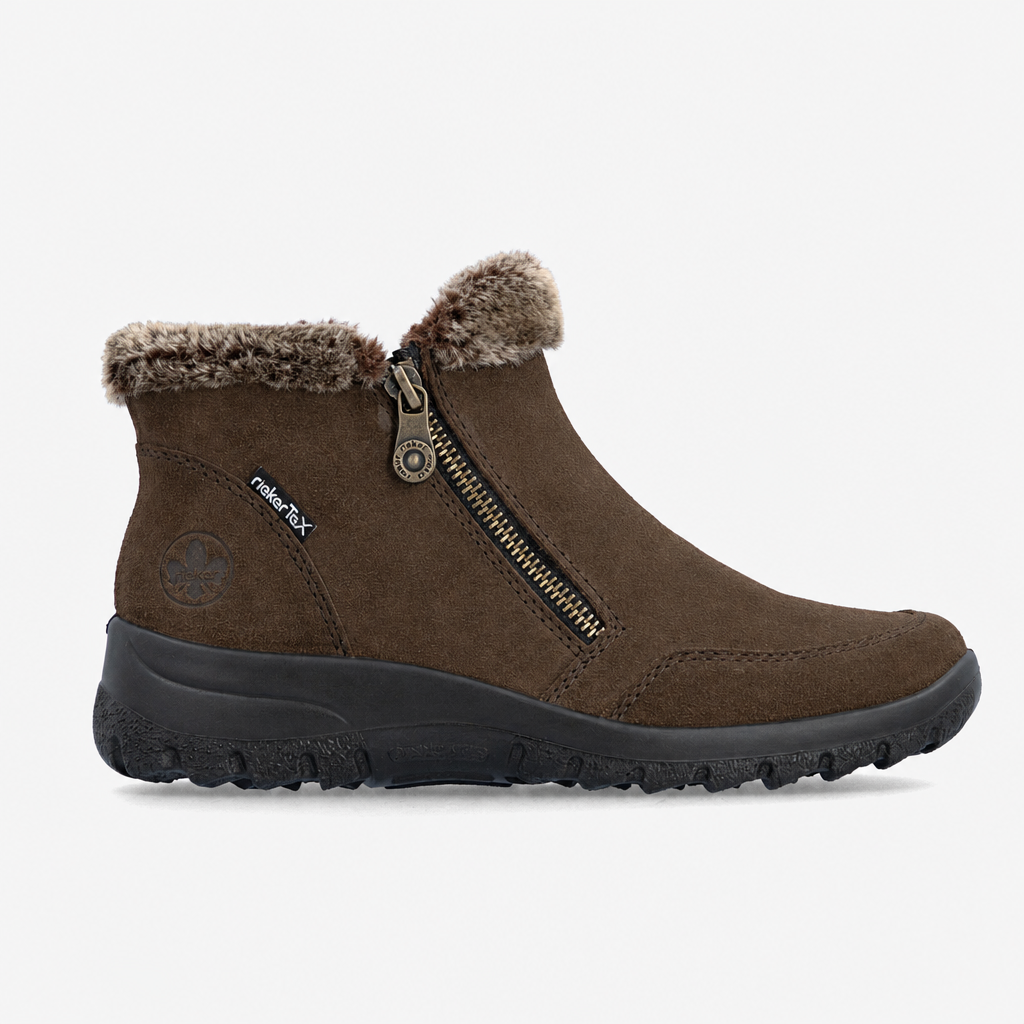 Rieker L7188 Womens Ankle Boots Tobacco/Setter