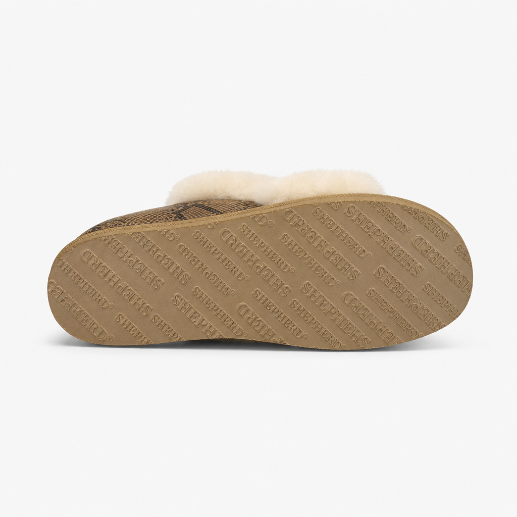 Shepherd JESSICA Womens Mules Viper Chestnut