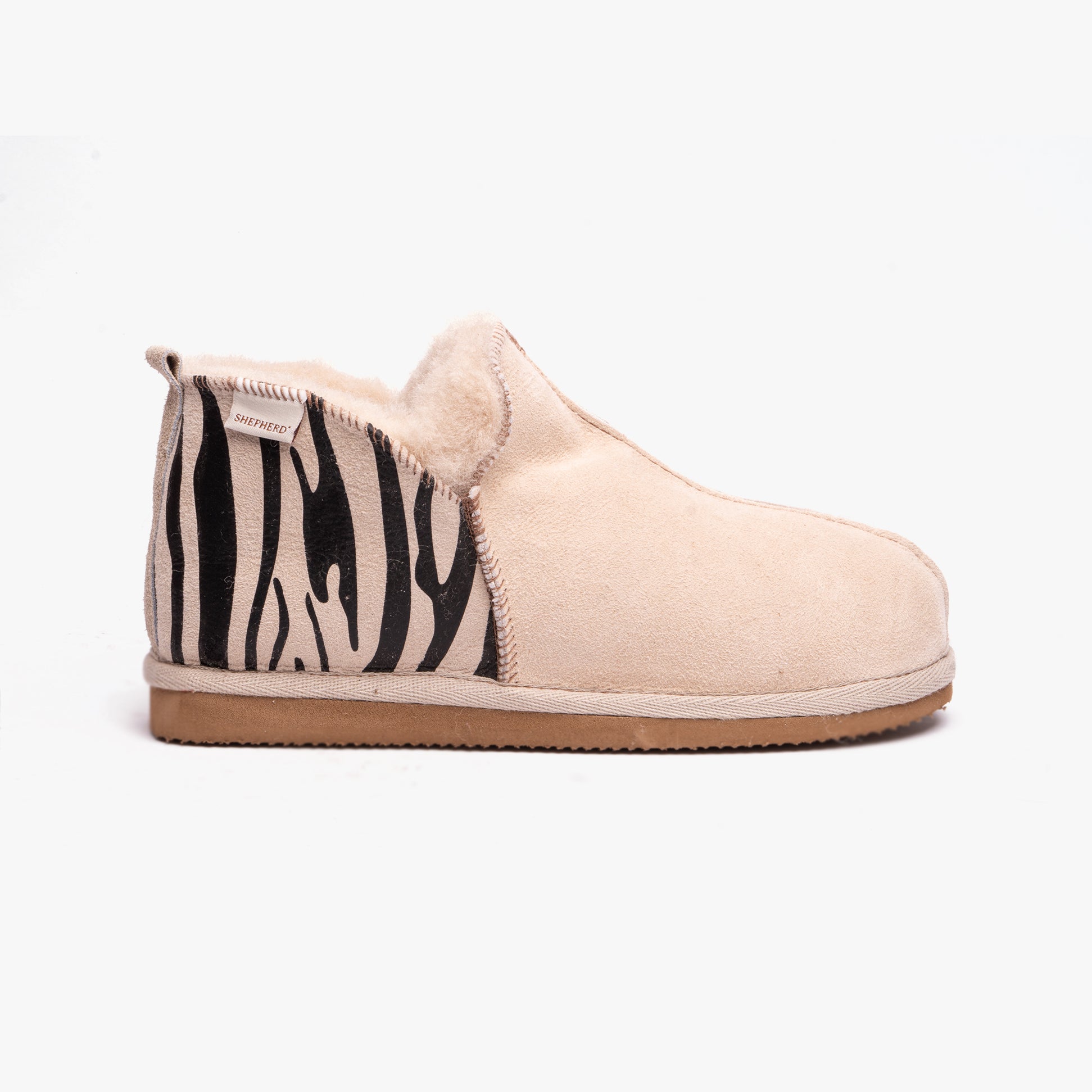 Shepherd ANNIE Womens Sheepskin Slipper Boots Tiger