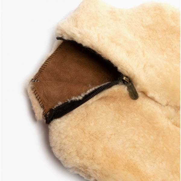 KERRI Sheepskin Hot Water Bottle Chestnut
