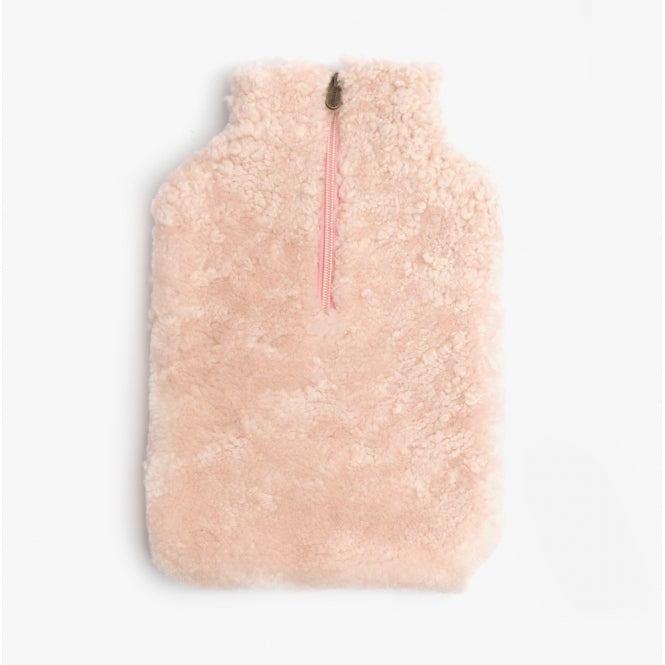 KERRI Sheepskin Hot Water Bottle Pink
