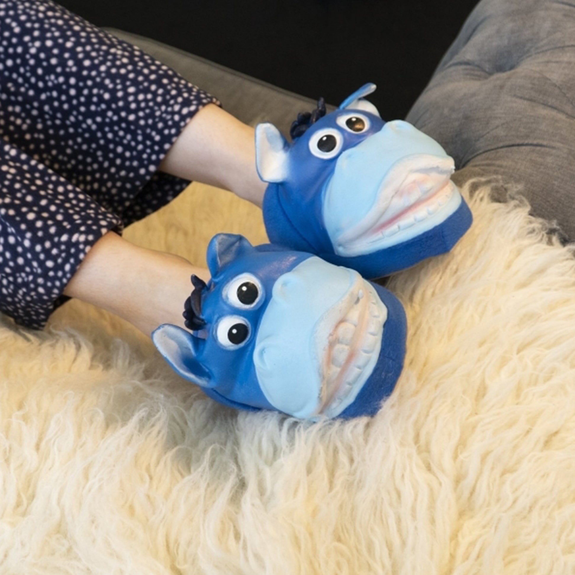Shuperb CIUCHI Unisex Slippers Blue