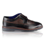 Silver Street London SOHO Mens Brogues Oxblood side view showcasing leather upper and lace-up design.