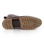 Silver Street London TINTERN Mens Boots Brown bottom view showcasing the durable EVA sole and tread design.