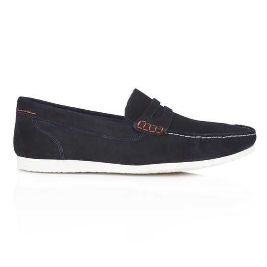 Silver Street London STANHOPE Mens Loafers Blue