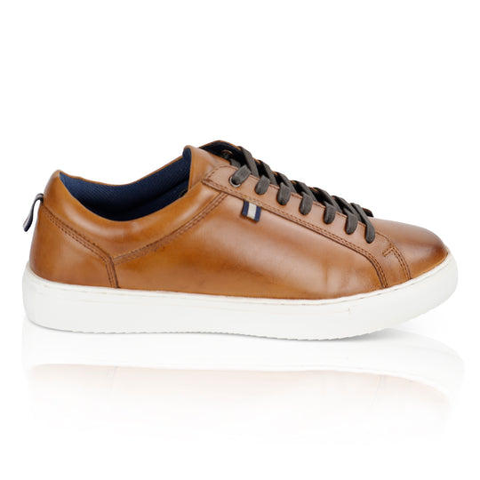 Silver Street London HOLDEN Mens Trainers Dark Brown