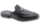 Silver Street London MIAMI Mens Loafers Black side view showing leather upper and slip-on design.