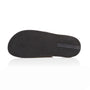 Silver Street London SMITHFIELD Mens Slippers Grey bottom view with rubber sole detail, showing traction design.