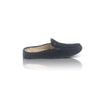 Silver Street London WALBROOK Mens Loafers Navy side view showing suede material and comfort lining.